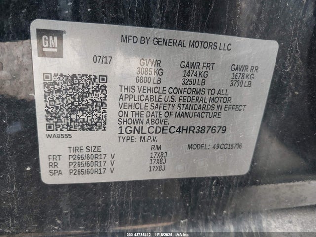 Chevrolet Tahoe Commercial Fleet 2017 1GNLCDEC4HR387679 Image 25