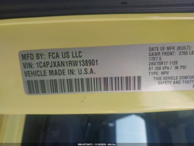 2024 JEEP WRANGLER 1C4PJXAN1RW138901 Photo 8