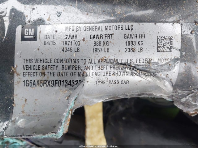 2015 CADILLAC ATS 1G6AA5RX9F0134323 Photo 8