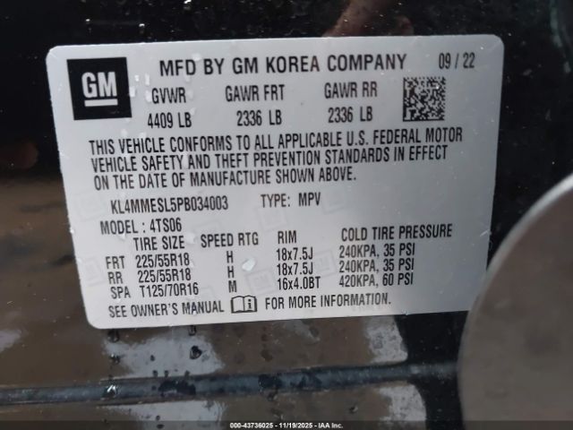 2023 BUICK ENCORE GX KL4MMESL5PB034003 Photo 8