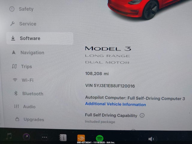 2018 TESLA MODEL 3 5YJ3E1EB8JF120016 Photo 6