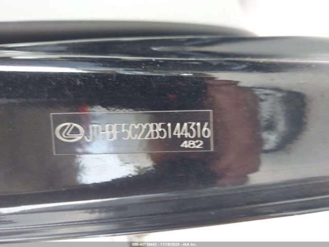 2011 LEXUS IS 250 JTHBF5C22B5144316 Photo 8