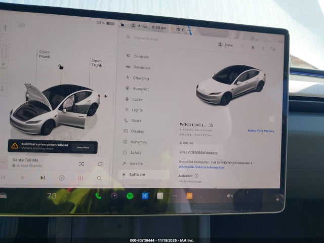 2025 TESLA MODEL 3 5YJ3E1EB5SF888425 Photo 6