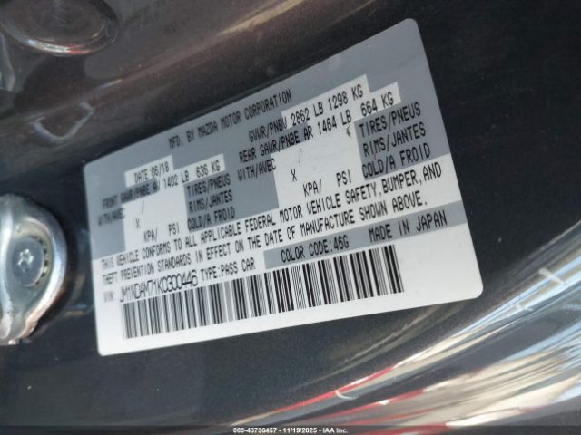 2019 MAZDA MX-5 MIATA RF JM1NDAM71K0300446 Photo 8