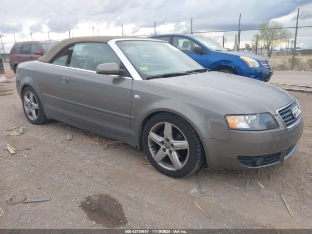 2005 AUDI A4 WAUAC48H05K002269