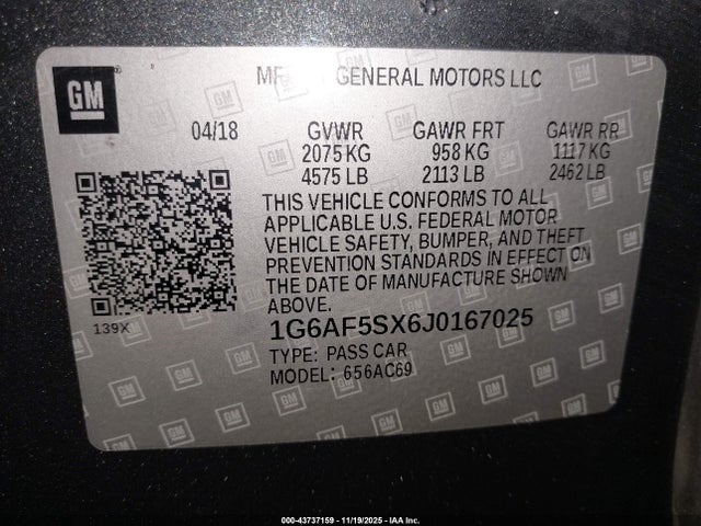 2018 CADILLAC ATS 1G6AF5SX6J0167025 Photo 8