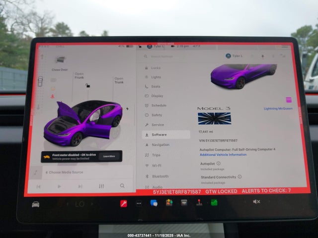 2024 TESLA MODEL 3 5YJ3E1ET8RF871587 Photo 6