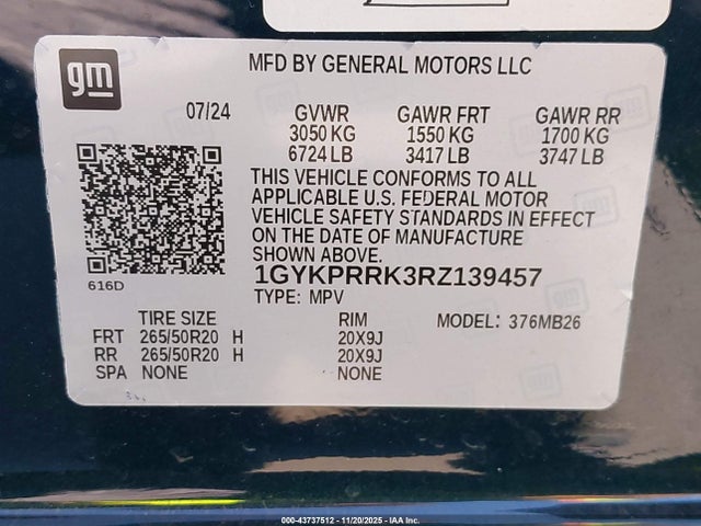 2024 CADILLAC LYRIQ 1GYKPRRK3RZ139457 Photo 8