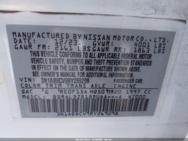 2024 NISSAN SENTRA 3N1AB8CV9RY269298 Photo 8