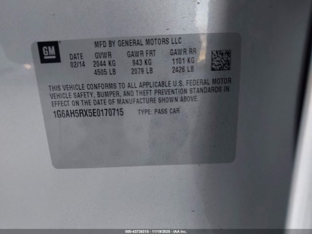 2014 CADILLAC ATS 1G6AH5RX5E0170715 Photo 8