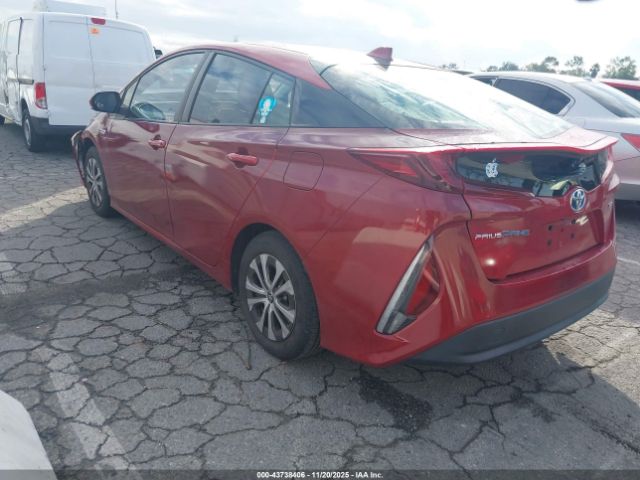 2021 TOYOTA PRIUS PRIME JTDKAMFP1M3167201 Photo 2