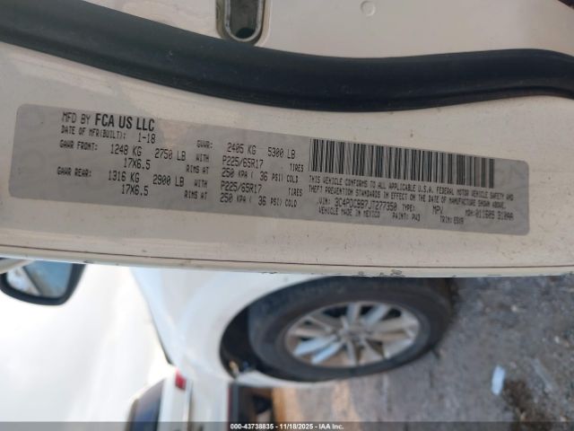 2018 DODGE JOURNEY 3C4PDCBB7JT277350 Photo 8