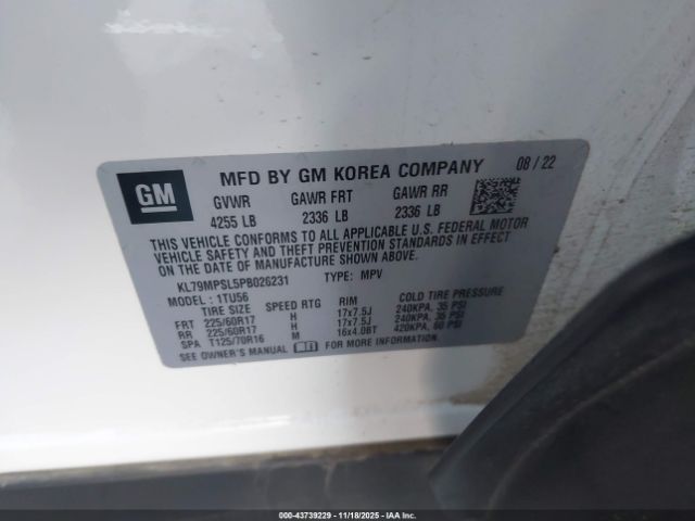 2023 CHEVROLET TRAILBLAZER KL79MPSL5PB026231 Photo 8