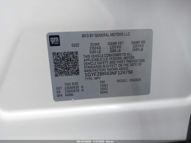 2022 CADILLAC XT4 1GYFZBR43NF124750 Photo 8
