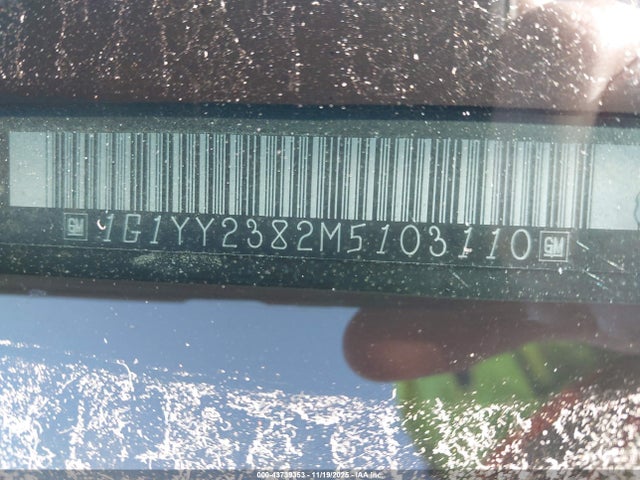 1991 CHEVROLET CORVETTE 1G1YY2382M5103110 Photo 8