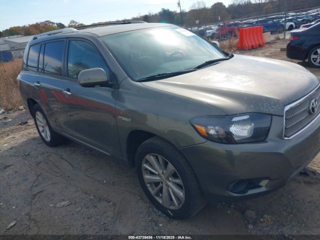2008 TOYOTA HIGHLANDER HYBRID JTEEW41A282024637