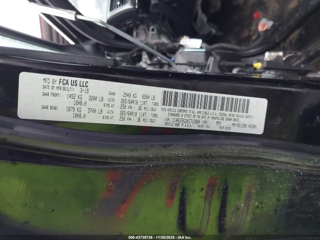 2019 JEEP GRAND CHEROKEE 1C4RJFBG2KC712884 Photo 8