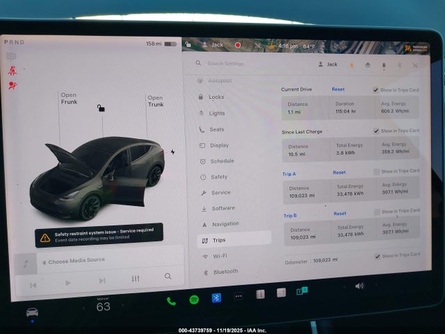 2020 TESLA MODEL Y 5YJYGDEE5LF001712 Photo 6