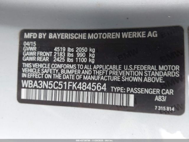 2015 BMW 428I WBA3N5C51FK484564 Photo 8