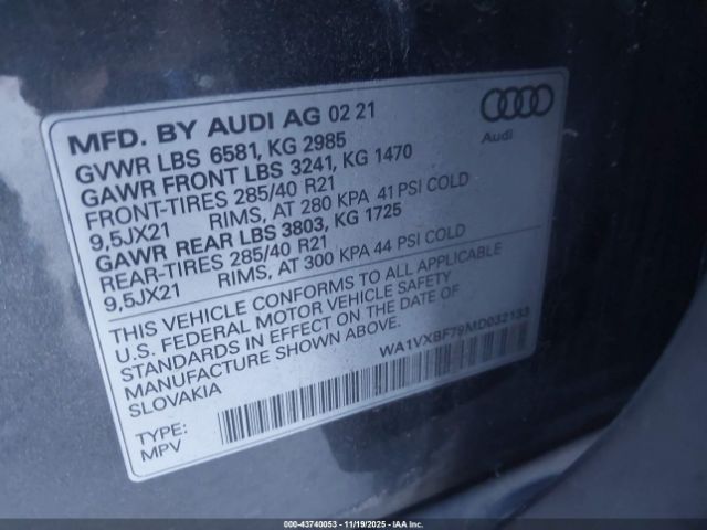 2021 AUDI Q7 WA1VXBF79MD032133 Photo 8