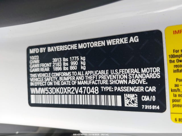 2024 MINI HARDTOP WMW53DK0XR2V47048 Photo 8