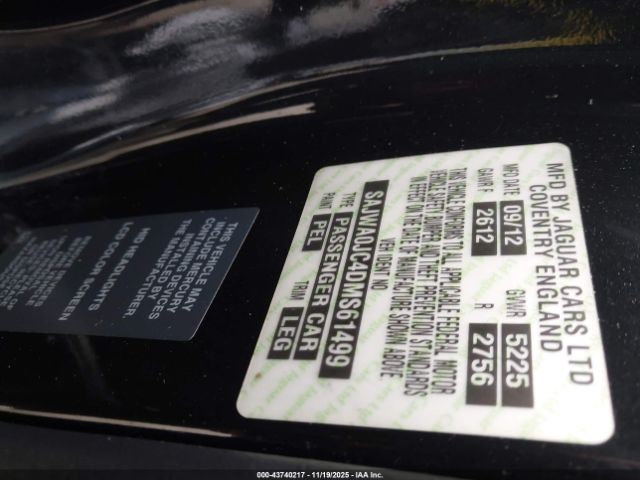 2013 JAGUAR XF SAJWA0JC4DMS61499 Photo 8