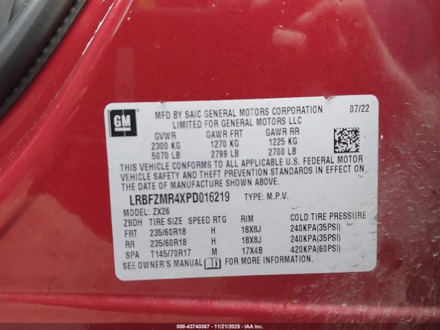 2023 BUICK ENVISION LRBFZMR4XPD016219 Photo 8