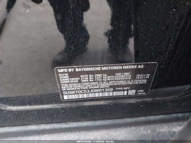 2018 BMW X5 EDRIVE 5UXKT0C53J0W01359 Photo 8