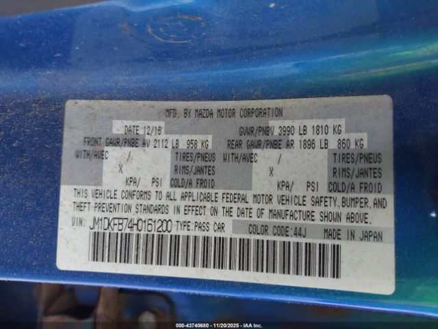 2017 MAZDA CX-3 JM1DKFB74H0161200 Photo 8