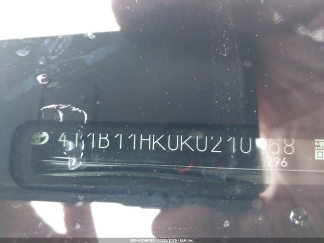 2019 TOYOTA CAMRY 4T1B11HK0KU210168 Photo 8