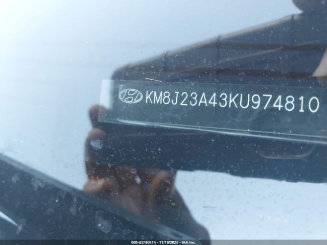 2019 HYUNDAI TUCSON KM8J23A43KU974810 Photo 8