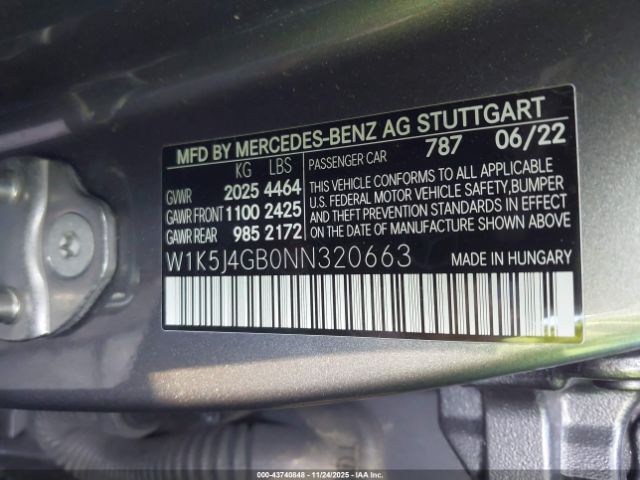 2022 MERCEDES-BENZ CLA 250 COUPE W1K5J4GB0NN320663 Photo 8