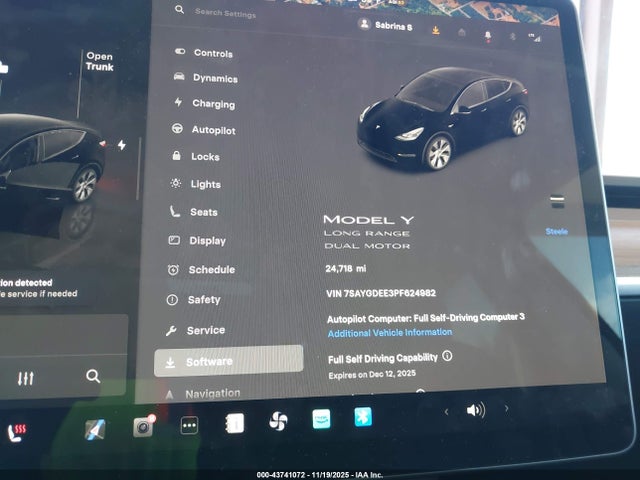 2023 TESLA MODEL Y 7SAYGDEE3PF624982 Photo 6