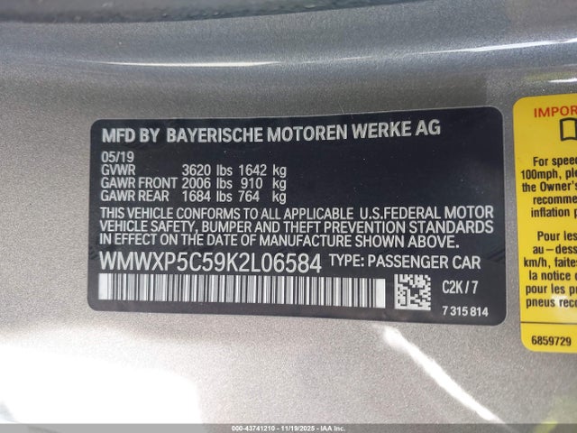 2019 MINI HARDTOP WMWXP5C59K2L06584 Photo 8