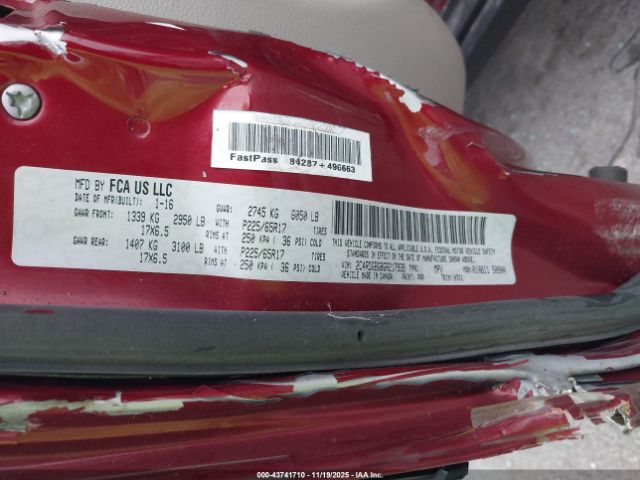 2016 DODGE GRAND CARAVAN 2C4RDGBG8GR217939 Photo 8