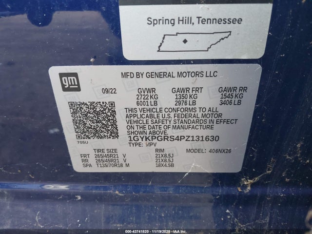 2023 CADILLAC XT6 1GYKPGRS4PZ131630 Photo 8