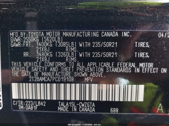 2023 LEXUS RX 350 2T2BAMCA7PC019108 Photo 8