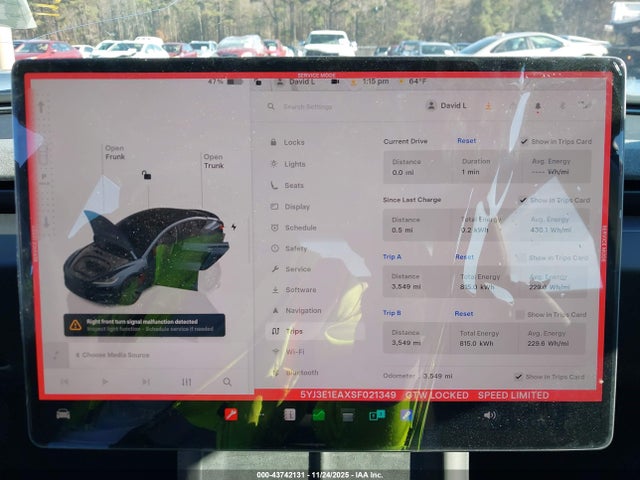 2025 TESLA MODEL 3 5YJ3E1EAXSF021349 Photo 6