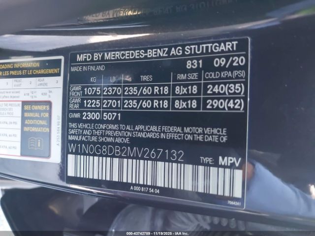 2021 MERCEDES-BENZ GLC 300 W1N0G8DB2MV267132 Photo 8