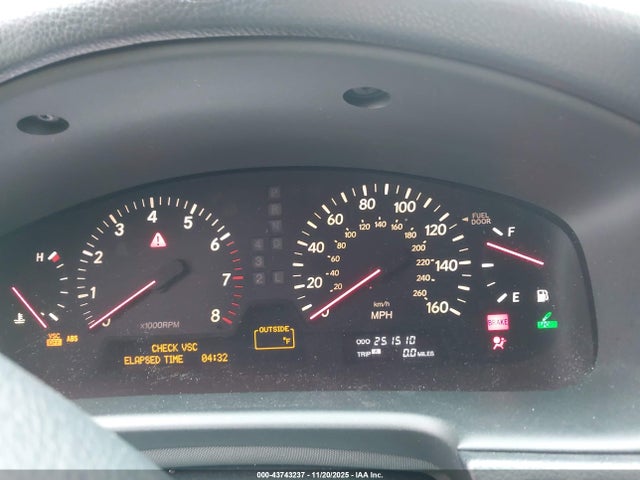Продажа на аукционе авто 2001 Lexus Ls 430, vin: JTHBN30F110036909, номер лота: 43743237