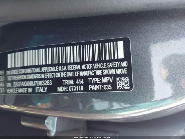 2018 ALFA ROMEO STELVIO ZASFAKAN0J7B83283 Photo 8