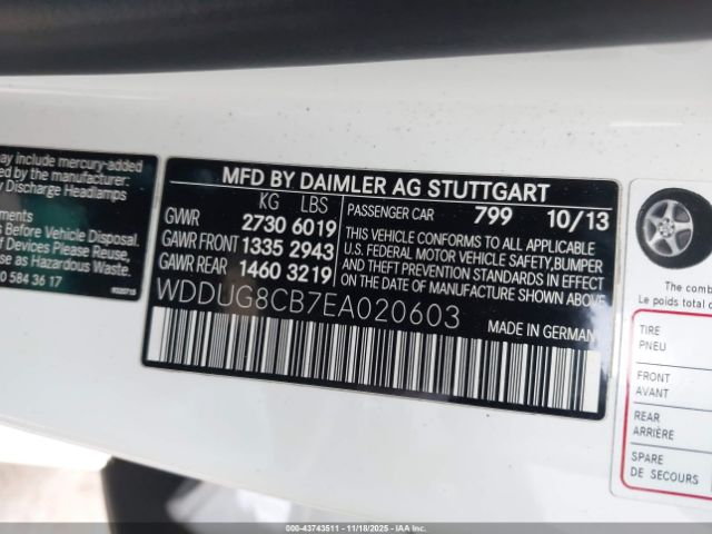 2014 MERCEDES-BENZ S 550 WDDUG8CB7EA020603 Photo 8