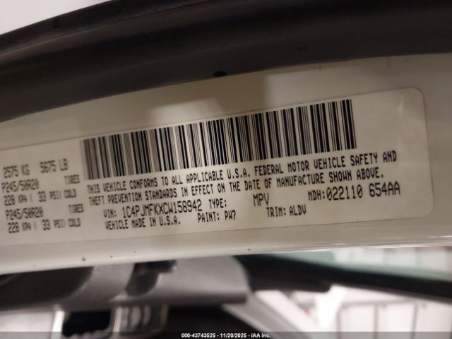 2012 JEEP LIBERTY 1C4PJMFKXCW158942 Photo 8