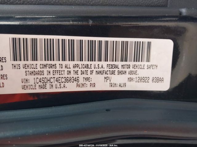 2014 DODGE DURANGO 1C4SDHCT4EC360346 Photo 8