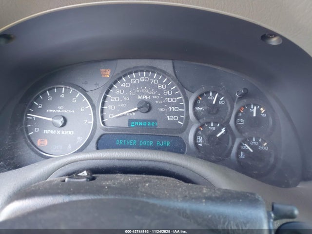 Auction sale of the 2002 Oldsmobile Bravada, vin: 1GHDS13S022401113, lot number: 43744163