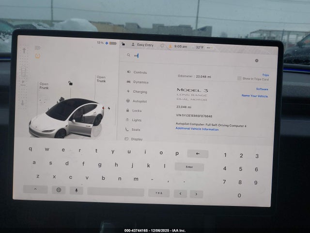 2025 TESLA MODEL 3 5YJ3E1EB6SF876848 Photo 6