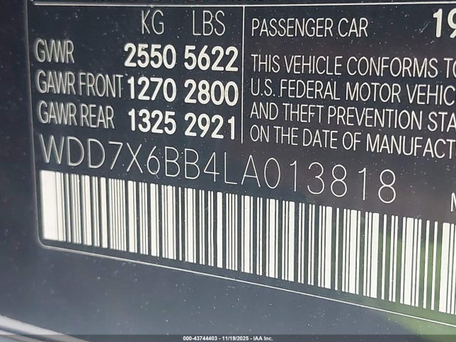 2020 MERCEDES-BENZ AMG GT 53 4-DOOR COUPE WDD7X6BB4LA013818 Photo 8