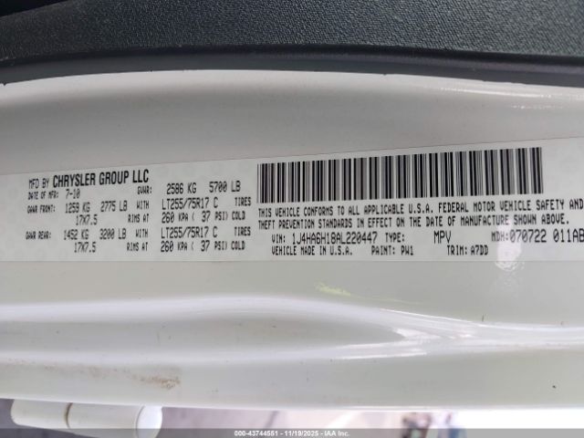 2010 JEEP WRANGLER UNLIMITED 1J4HA6H18AL220447 Photo 8