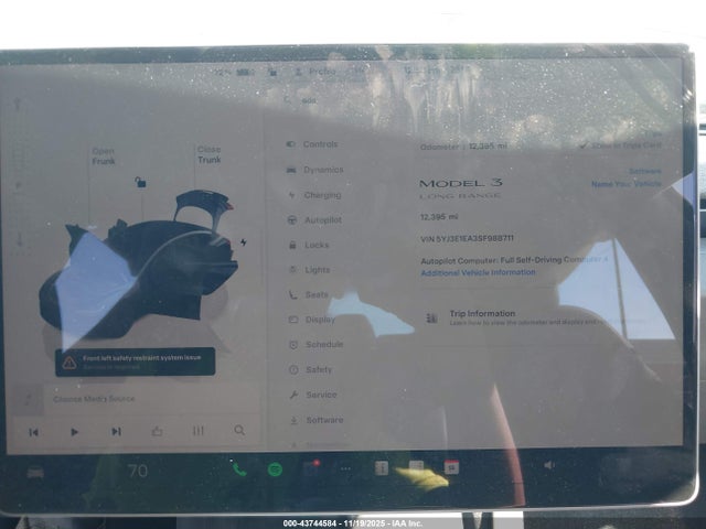 2025 TESLA MODEL 3 5YJ3E1EA3SF988711 Photo 6