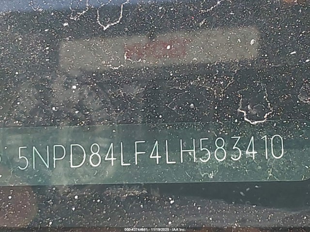 Продаж на аукціоні авто 2020 Hyundai Elantra Sel, vin: 5NPD84LF4LH583410, номер лоту: 43744681
